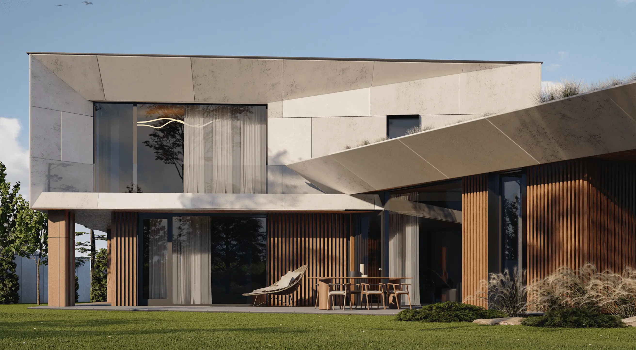 Balanced architecture, adapted to modern lifestyle